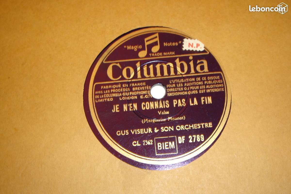 78T. GUS VISEUR -- L'Orgue chantait Toujours (image 1)