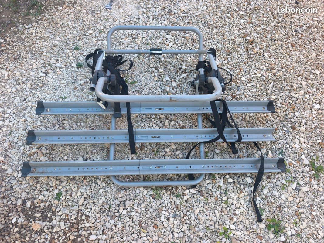 Porte velo x3 à goutiere a clipser sur son coffre (image 2)