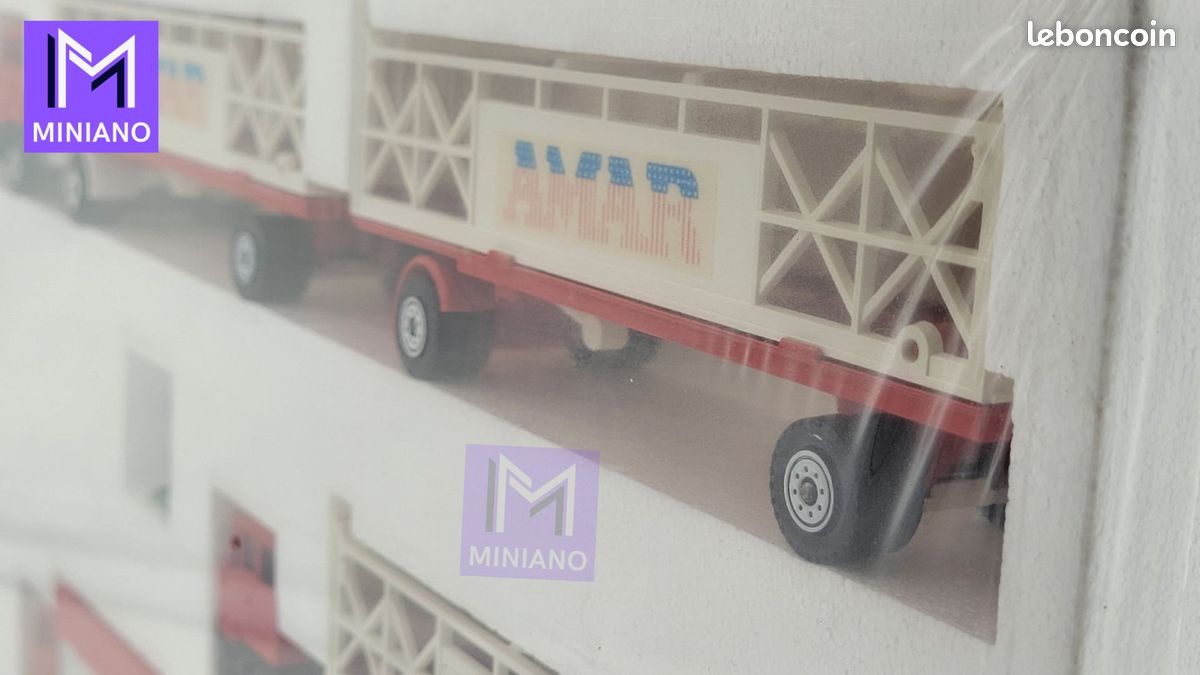 CAMION SOLIDO CIRQUE AMAR Tracteur SAVIEM remorque CAISSE EUR 10,00