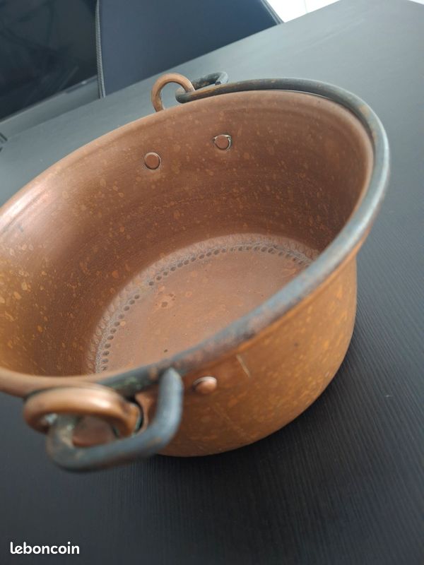 Chaudron en cuivre 20 cm (image 3)
