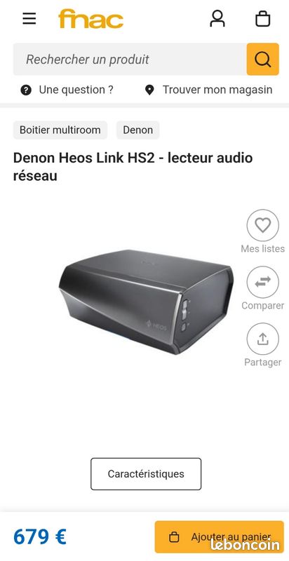 Amplificateur denon heros link 2 (image 3)