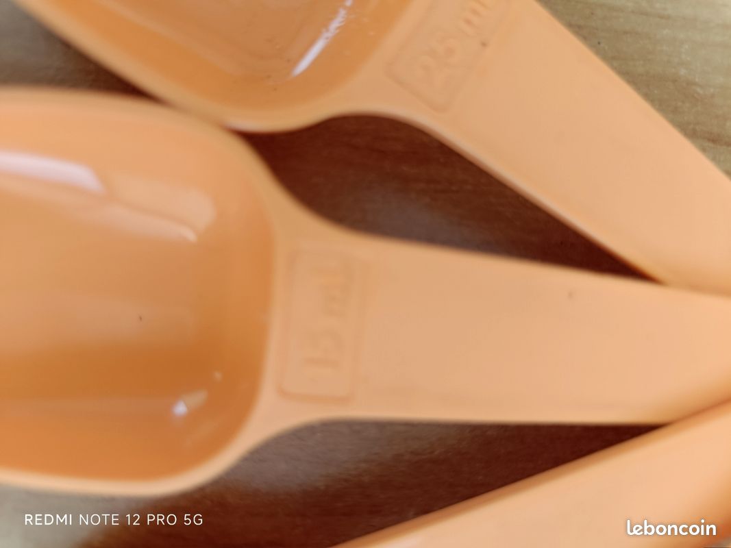 Cuillères doseuses x5 Tupperware orange- sbm (image 6)
