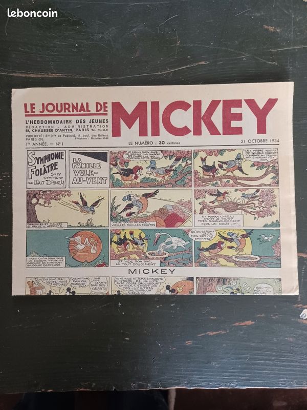 Le journal de Mickey N°1, 1ere Année (image 1)