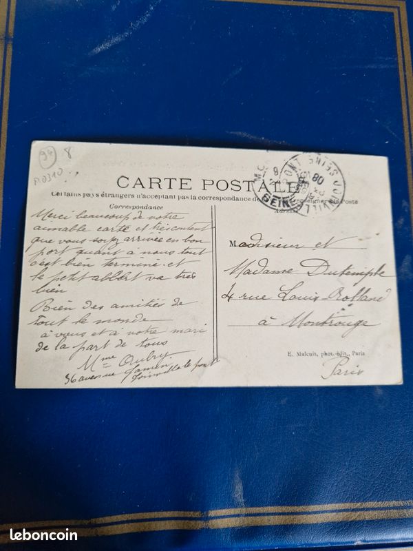 Carte Postale Ancienne Joinville-le-Pont – La Rue Du Pont – Années 1900