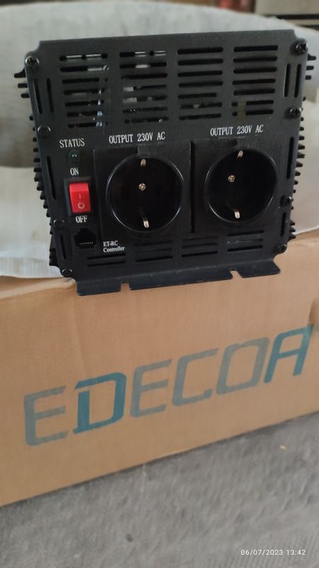 EDECOA Camion Convertisseur 2000W 24v 220v Transformateur 24v 220v