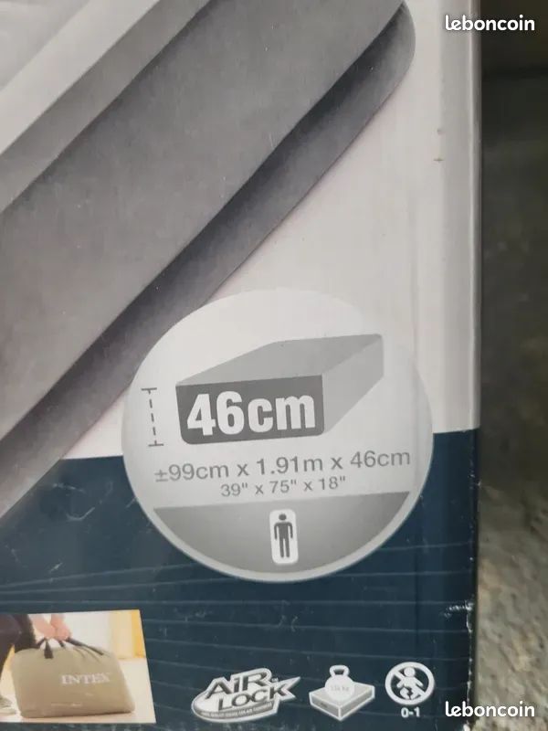 Matelas neuf gonflable intex (image 2)