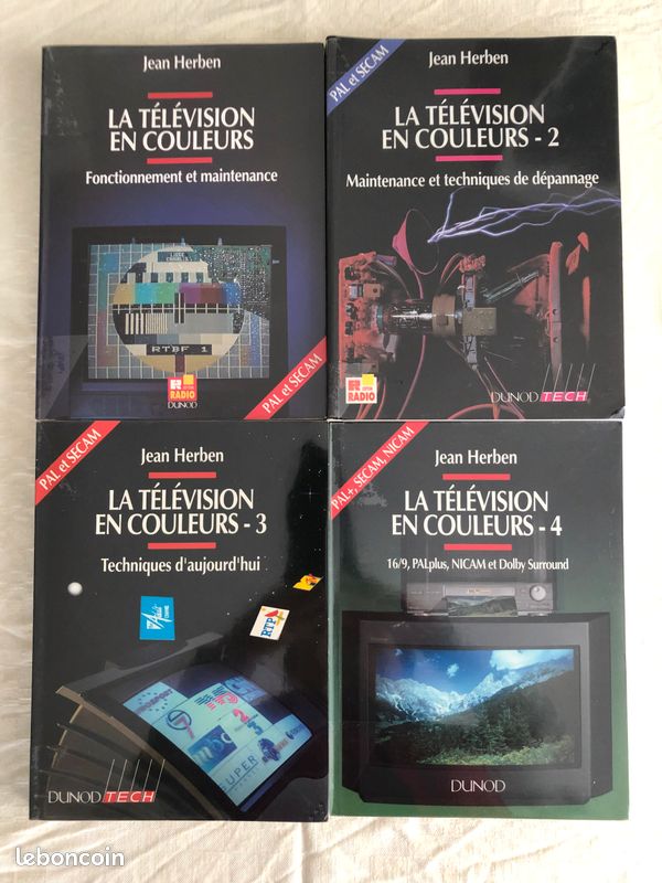 Livre Herben Television en couleur Tomes 1 à 4 (image 1)