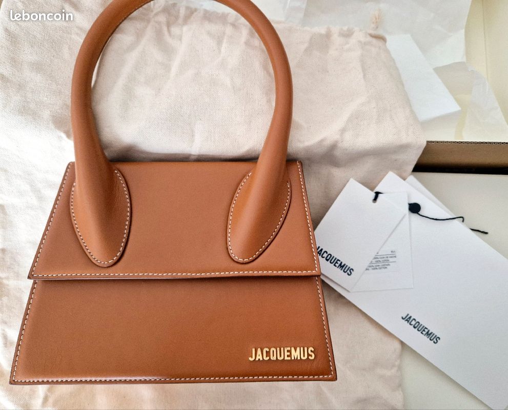 Jacquemus grand chiquito light brown neuf (image 1)