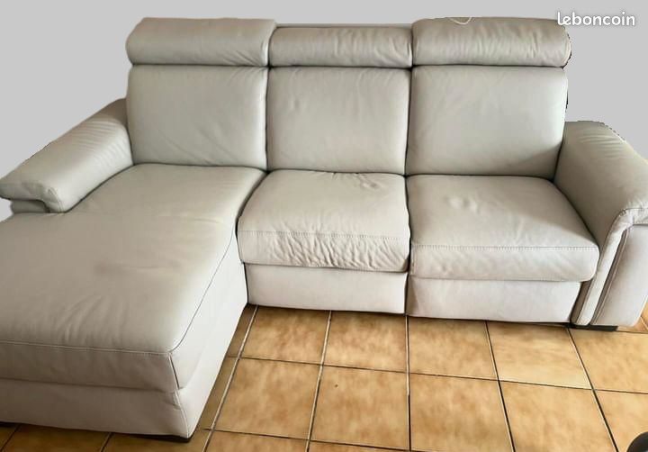 Canapé d'angle cuir poltronesofa (image 1)