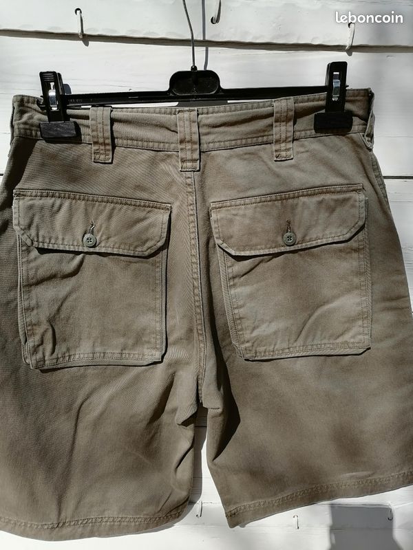 Short homme Holderness & Bourne The Slater taille 40 coupe ajustée bleu
