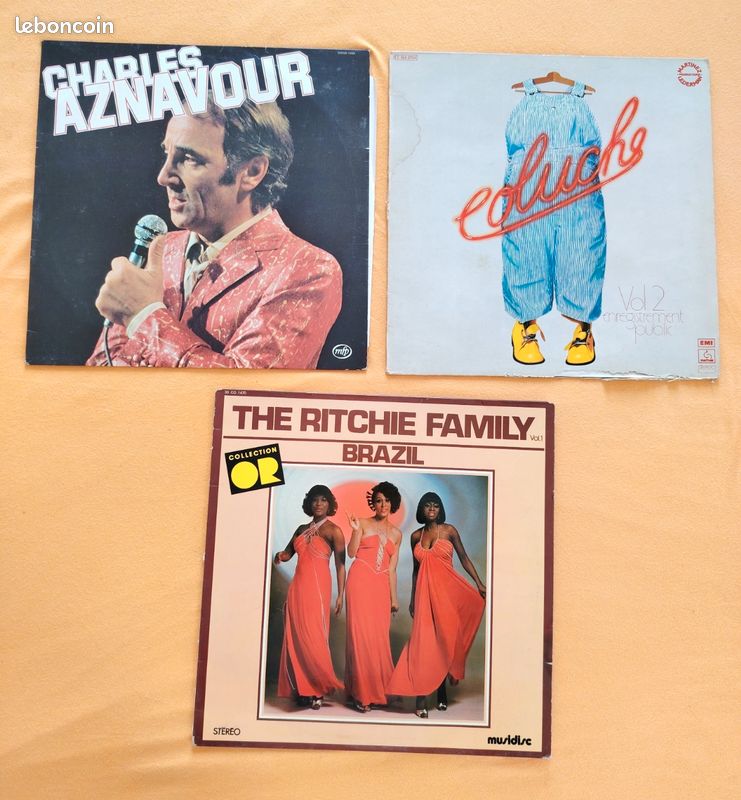 Vinyles - PIAF - AZNAVOUR - BRANT... (image 2)