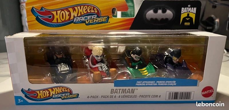 Hot Wheels DC Super Heroes Character Cars Lot complet de 6 véhicules moulés sous pression de HHB74-956J Release