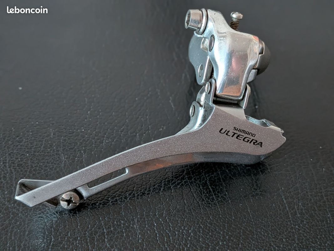 Shimano Santé FD 5000 Front Derailleur / Braze / White / 1986