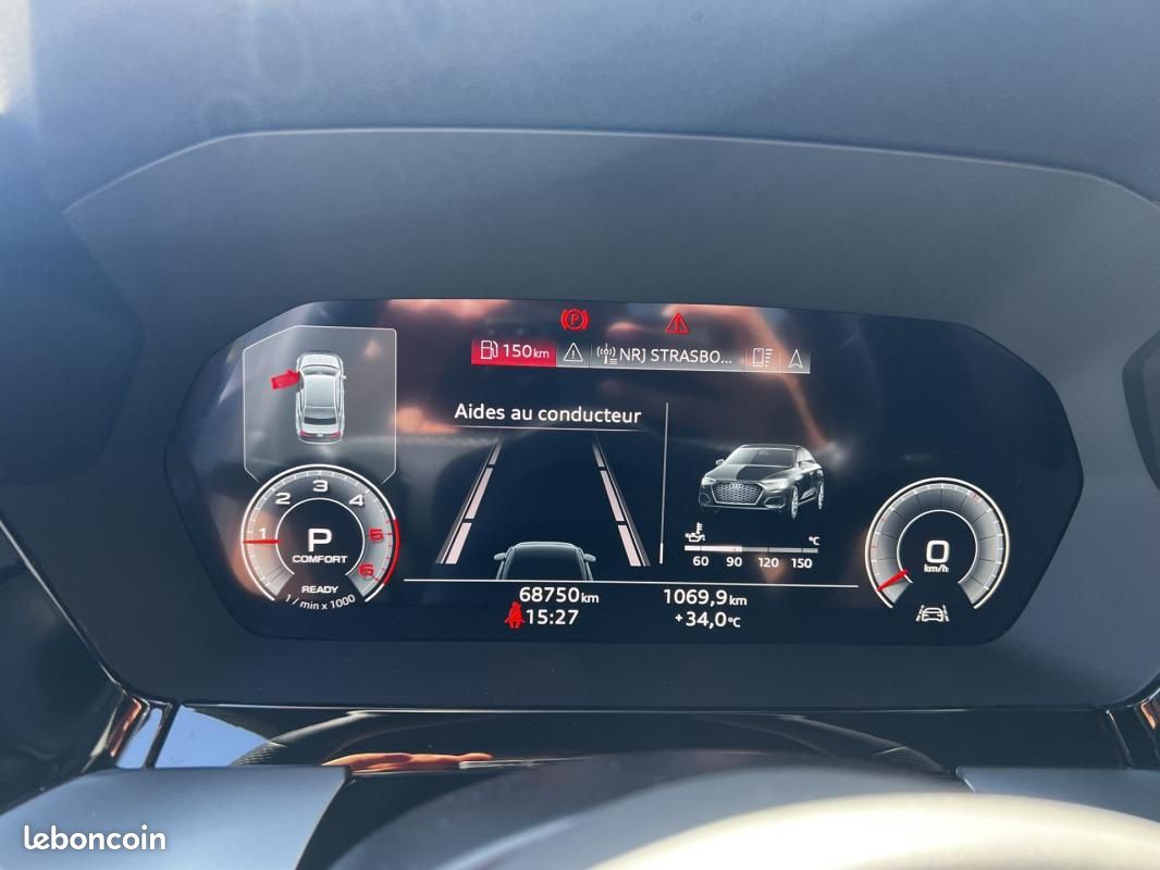 Audi A3 Berline S-LINE 35 2.0 TDI 150CH S-TRONIC7 CAMERA (image 8)