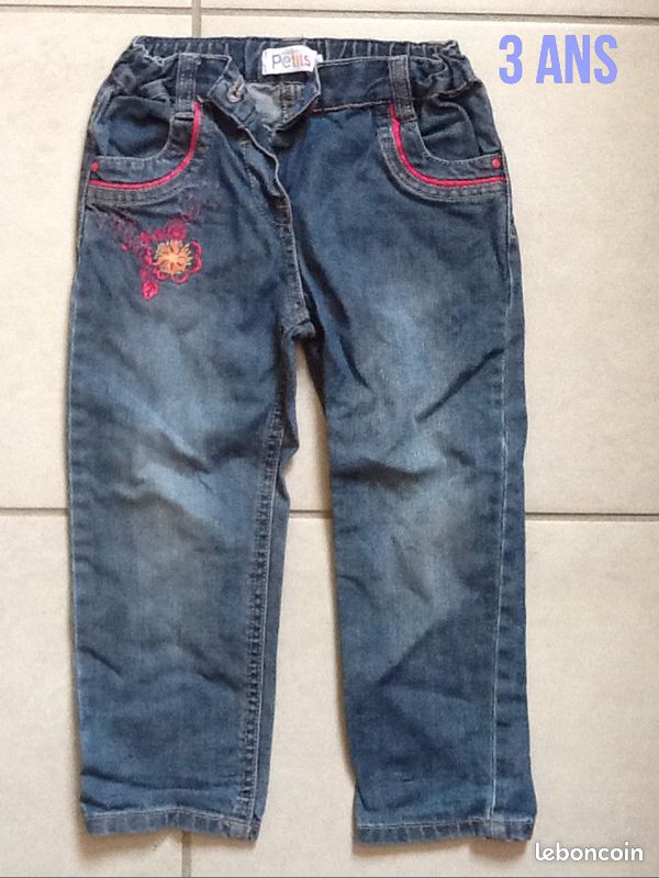Jean Next Pour Fille 3 Ans - Bleu - Neuf Sans étiquettes - Vêtement Enfant