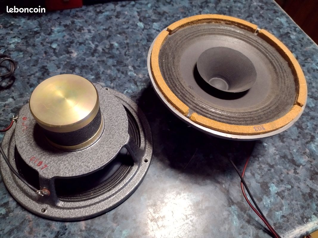 Tweeter Audax FW 5X6A / 1 paire / 8 Ohm / Haut-parleur classique des années 1960-80 / Tweeter / France - France