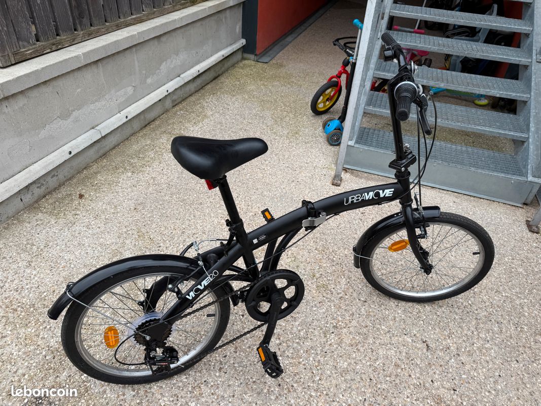 Vélo Pliant 20 Pouces 6 Vitesses - Marque SENDERPICK - Design Compact - À Monter Soi-même
