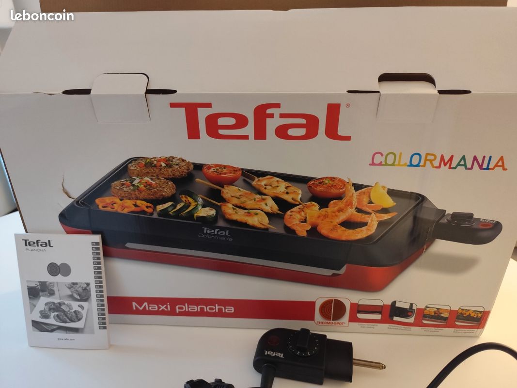 Maxi Plancha Tefal Colormania – Rouge (image 4)