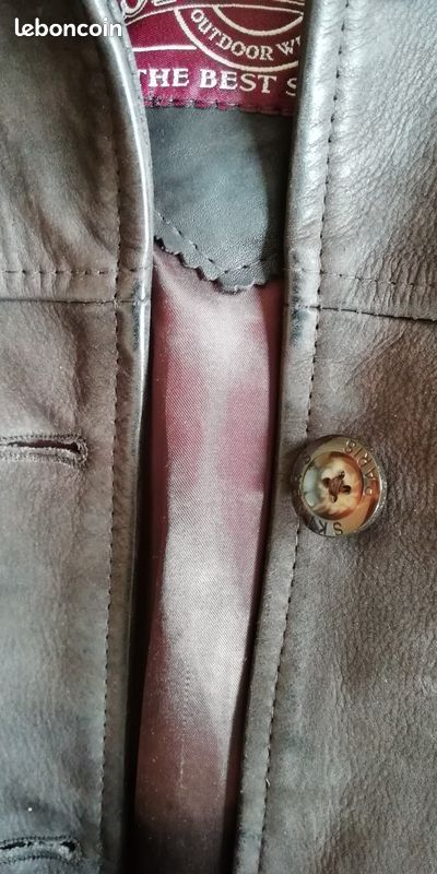 Veste cuir femme taille 40 (image 3)
