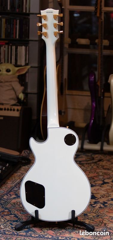 Guitare électrique Edwards LP CD/QM Purple/White Custom MIJ (image 4)