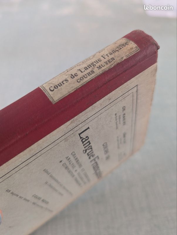 Livre de cours de langue française par Maquet, Flot et Roy publié chez Librairie en 1925Hachette - très bon état (image 1)
