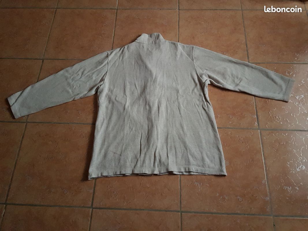 Gilet-veste femme 46 beige Camaïeu (image 4)