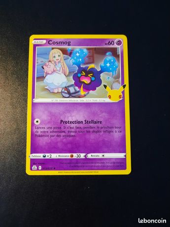 Carte Pokmon Cosmog Holo 013/025 Clbrations 25ans EB7.5 Epe et bouclier fr - Collection Carte Pokmon Cosmog Holo 013/025 Clbrations 25ans EB7.5 Epe et bouclier fr - Collection