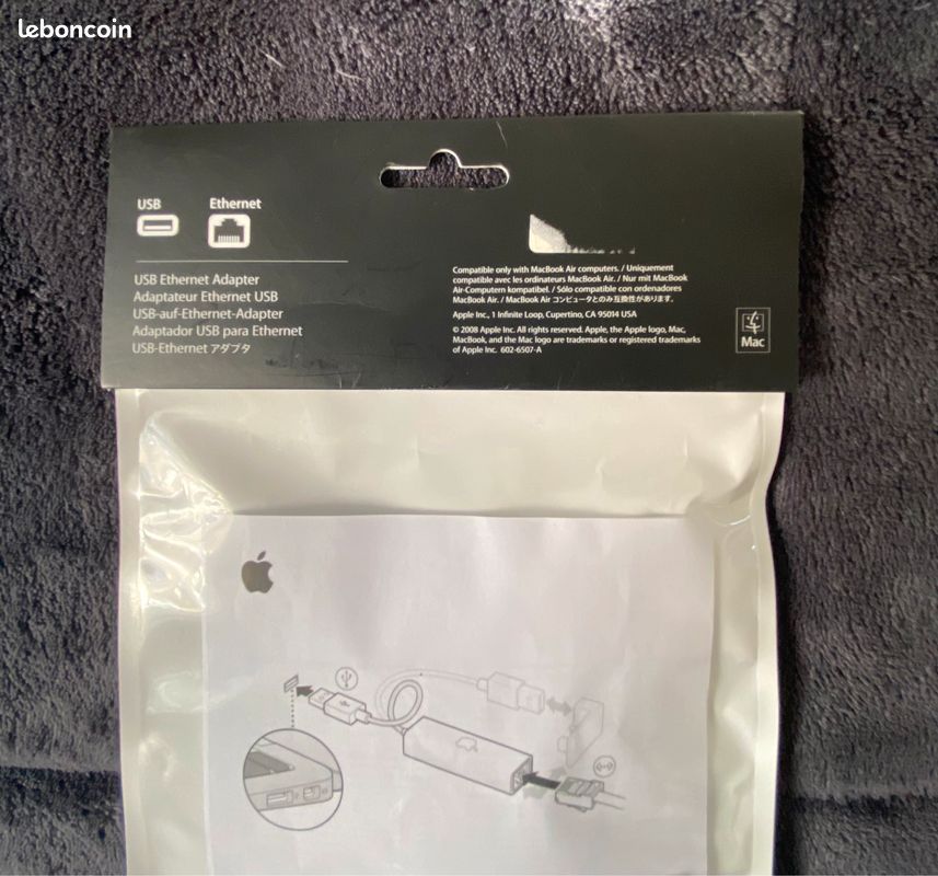 Adaptateur ethernet apple (image 2)