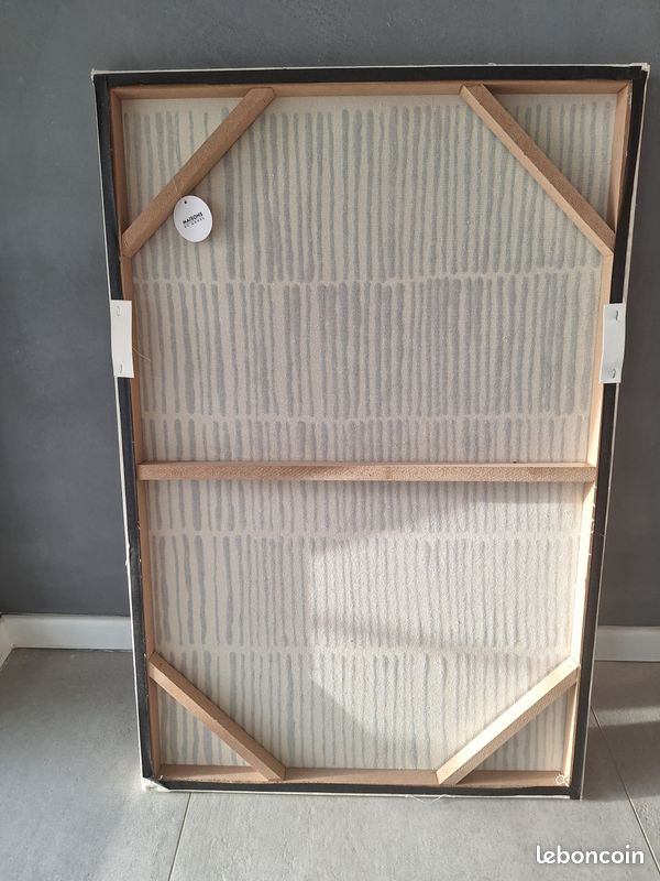 Toile écrue et noire Maisons du Monde (image 6)