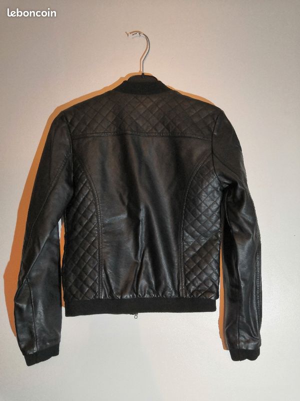 Veste simili cuir femme (image 2)