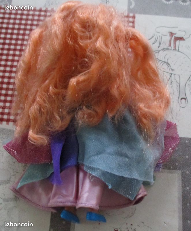 Poupée Vintage Dame Boucleline + 5 Robes - Collection, état D'occasion