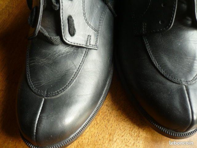 Derbies tout cuir noir neufs pointure 39 (image 5)