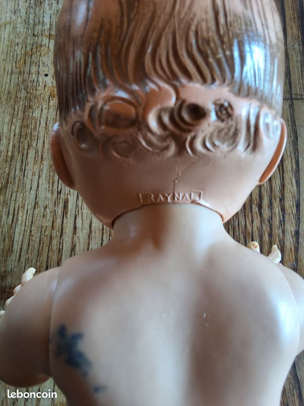 Ancien Poupée Raynal Caroline Idéal 1957 – 34 Cm, Fabriquée En France