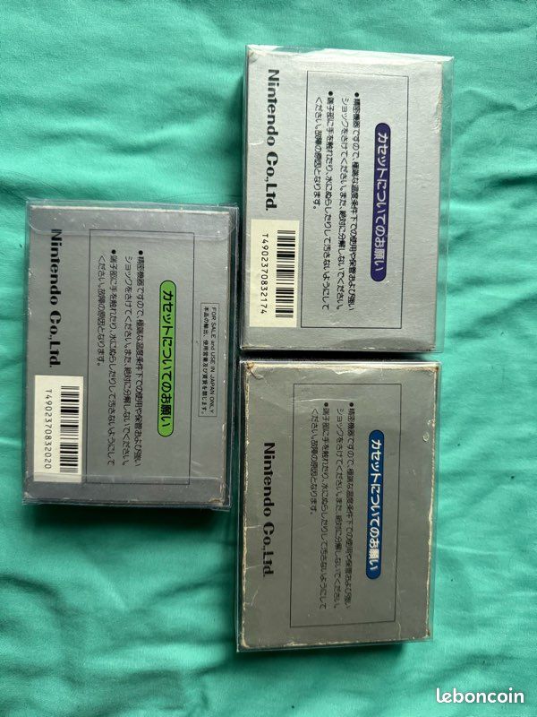 Lot de 3 jeux Nintendo famicom (image 2)