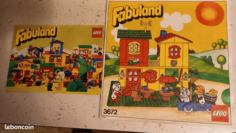 Instructions Fabuland 3672 Handleiding Lego Set 3671 Fabuland