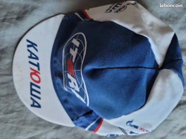 Casquette Cycliste Vintage Santini Katusha Itera (bleu Blanc Rouge, Taille Unique, Projet Russe)