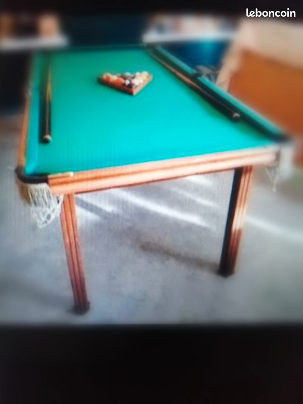 🎱🎱billard 2m/1m pieds démontables🎱🎱 (image 1)