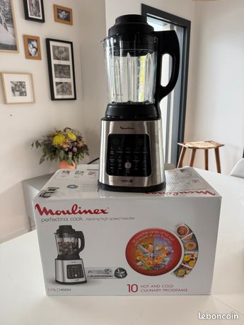 Blender Moulinex Perfectmix LM811D10 - Robot Mixeur D'occasion, Gris, Garanti 6 Mois