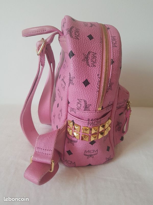 MCM Sac à dos Mini Rose (image 3)
