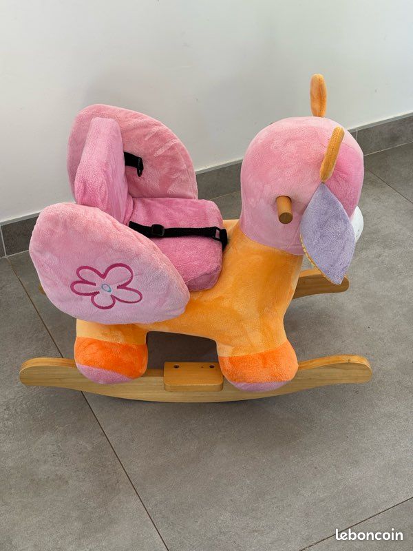 Vache à Bascule Funny Farmers Nattou Bébé Enfant Peluche Douce Jouet Éveil Motricité TBE (image 7)