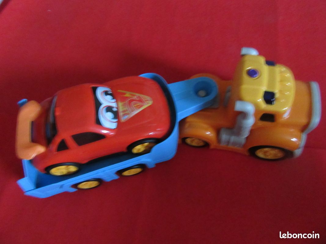 Jouets, camion de transport avec véhicule (geo44) (image 1)