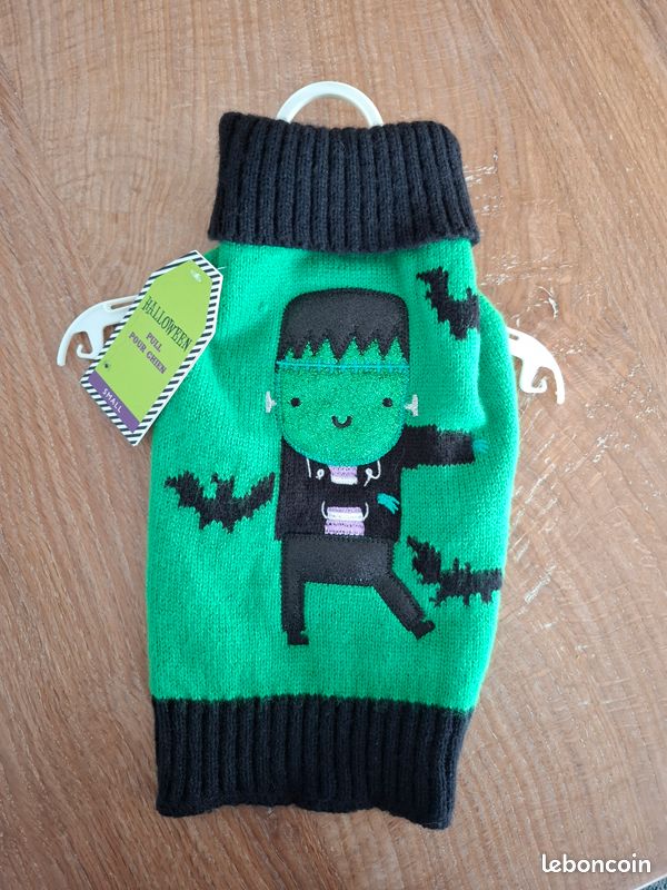 Pull halloween pour chien Frankenstein (image 1)