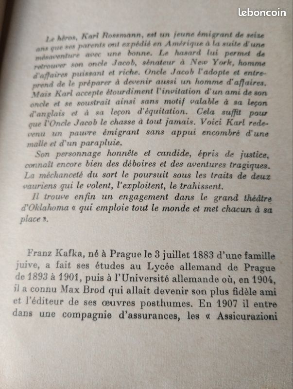 Kafka L'AMÉRIQUE (image 3)