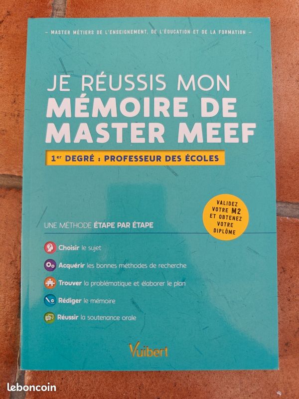 Vuibert je reussis mon memoire de master 1er degre professeur des ecole (image 2)