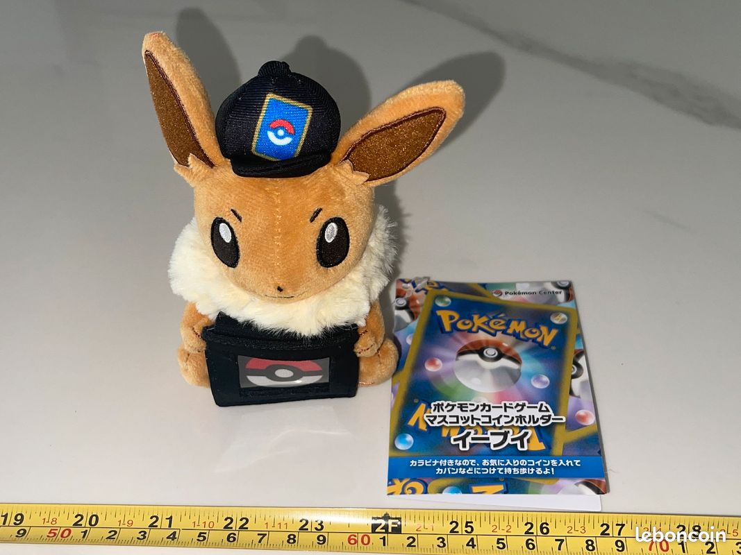Pokemon Center Original Peluche Running Eevee Évoli - 16.5x18.5x24 Cm