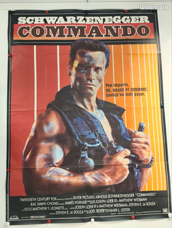 Affiche Cinéma film COMMANDO (image 1)
