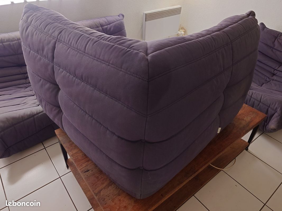 đïžÂ Ensemble LIGNE ROSET Togo Grande banquette + Angle + Chauffeuse, đ đș (image 9)