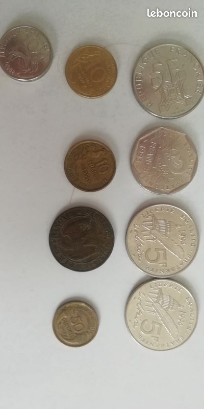 Pièces en argent 5, 10, 50, 100 Francs etc (image 4)