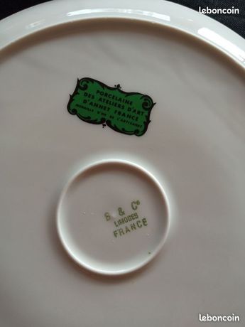 Assiette à Bouillie Porcelaine De Limoges