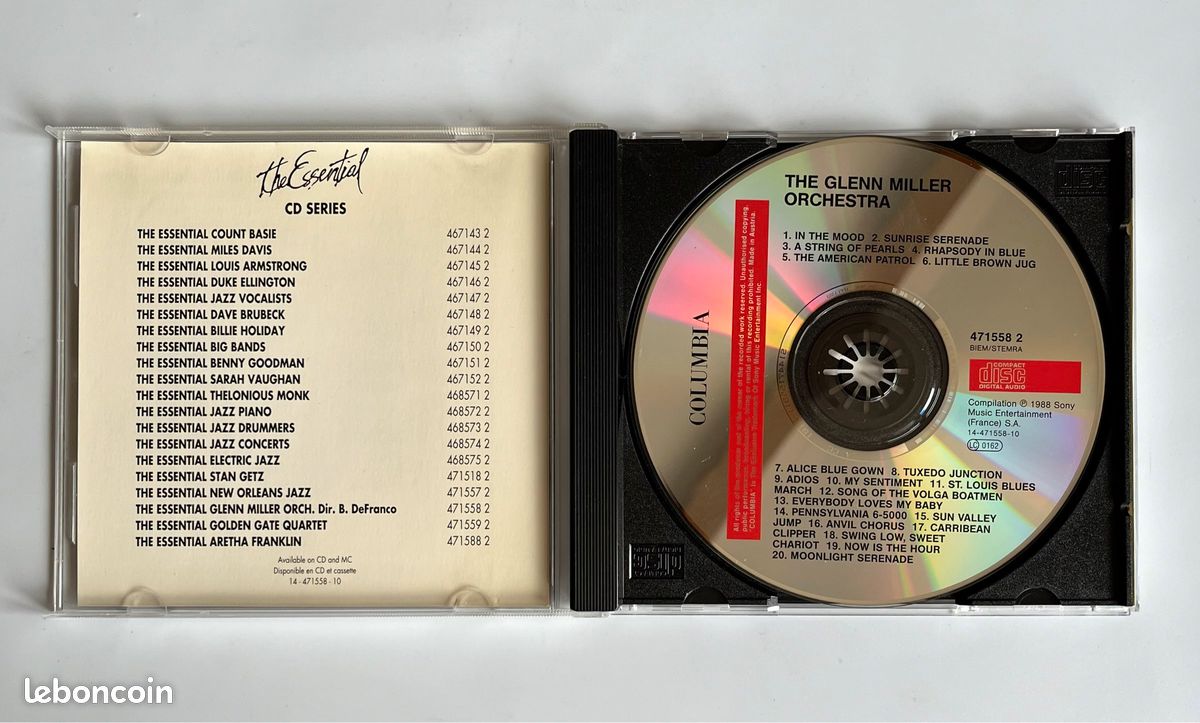 Cd de musique: The essential the glenn miller orchestra (image 3)